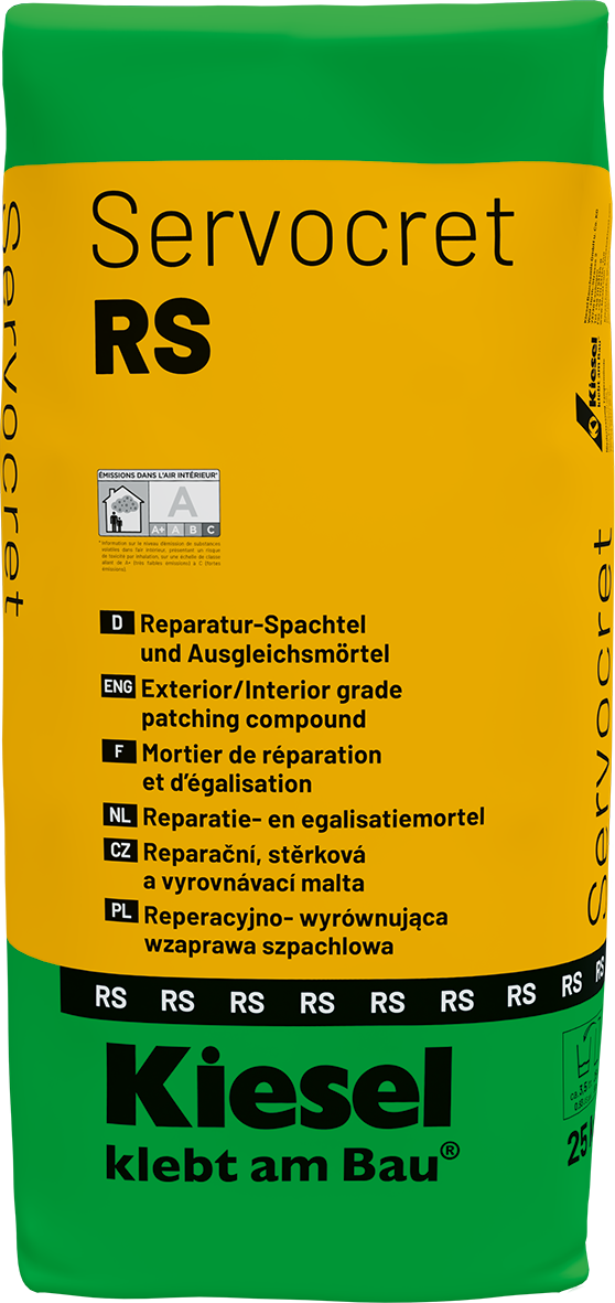 Servocret RS Reparaturspachtel bis 50 mm 25 kg Sack
Kiesel 11026