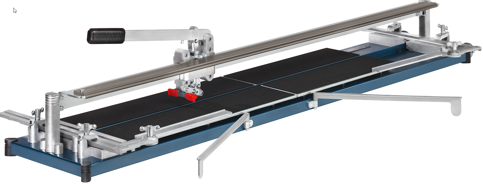 TopLine PRO 1250  mm professionelle Fliesenschneidmaschine
2 Winkel Doppelführung Räder  125 cm
Kaufmann 10.848.05
( Achtung Langer Winkel separat 10.445.01 )  
