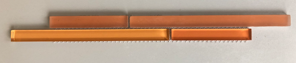Glasbordüre 3,3 x 34,7 cm orange
Enmon Wonder orange     
Art:A11372