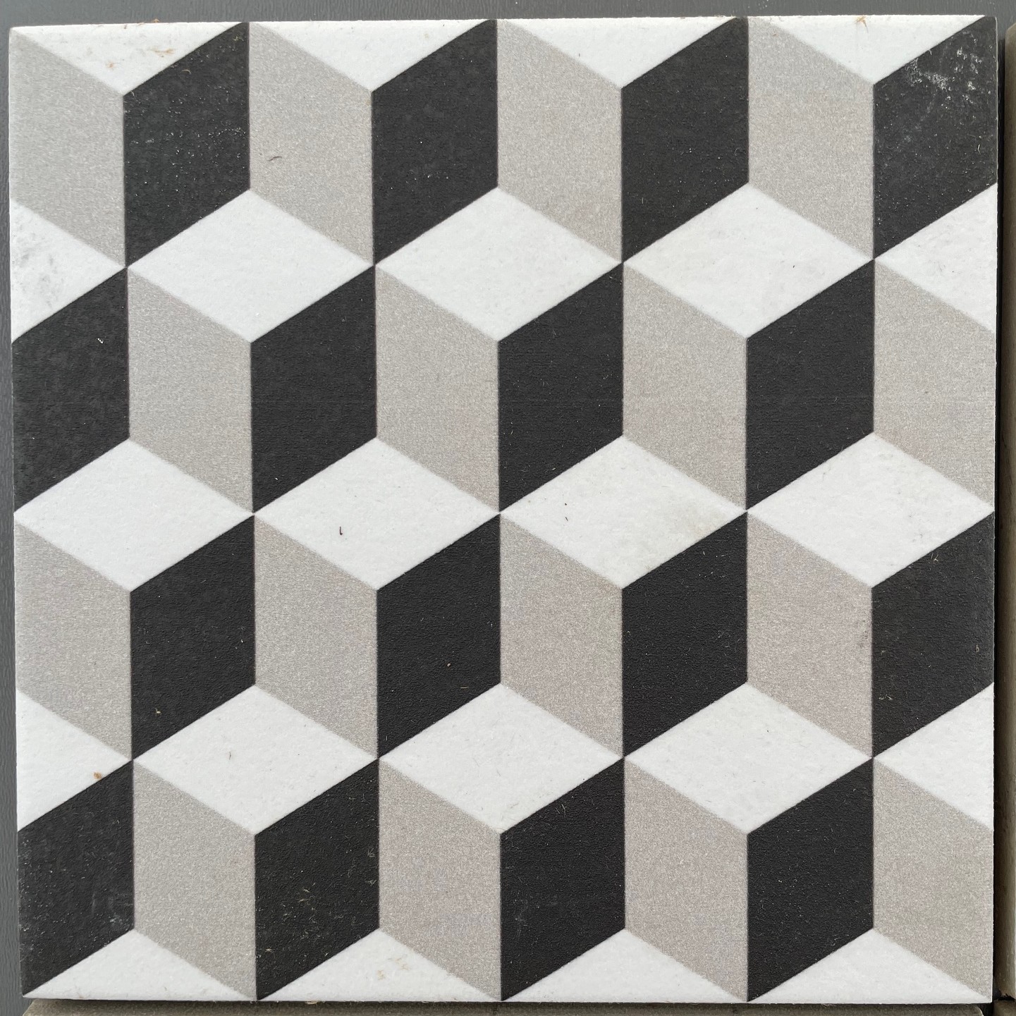 Steinzeug glasiert 14,7x14,7  cm grau 
R10/B  Retromix Cold Cube Small Abrieb 4