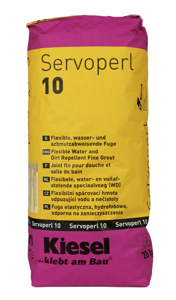Servoperl 10 Farbe silbergrau 20 kg 
Wasser- und Schmutzabweisend
Kiesel 14521