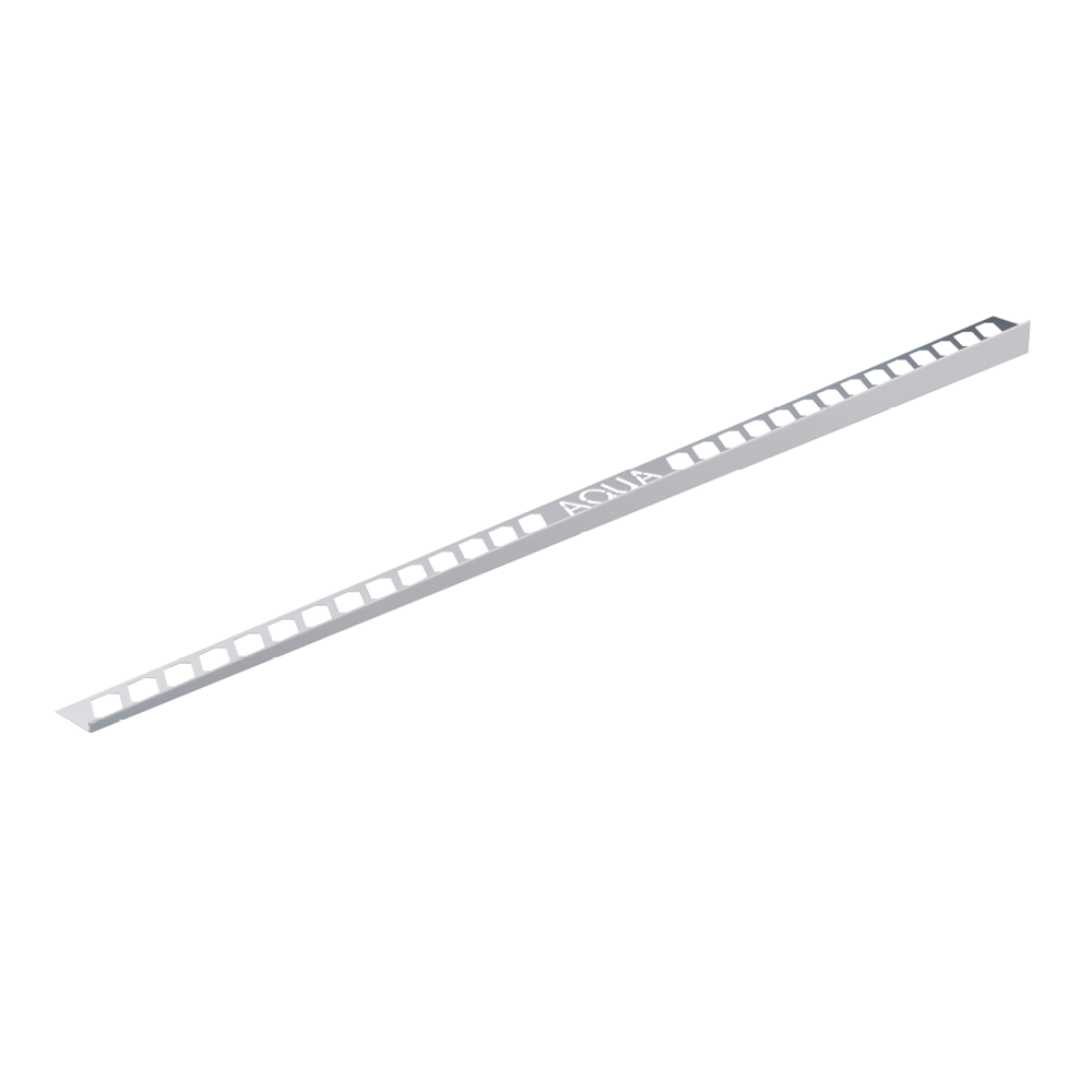 Abschlußschiene Aqua-Keil 98 cm lang, 0-24 mm Edelstahl gebürstet linker Anschlag 12,5 mm
Blanke 754-280B-125-L