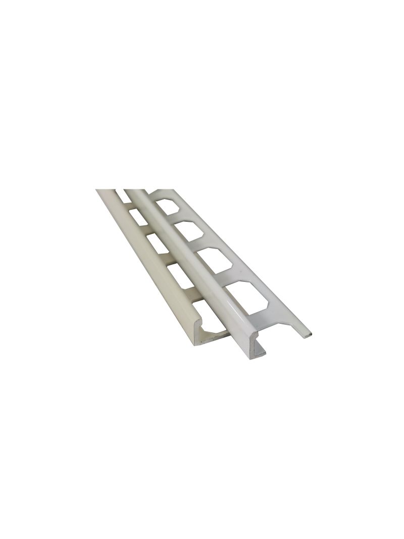 PVC-Schiene Altweiß 10 mm/250 cm gerade 
Galax-Profile