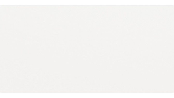 Wandfliese 30x60x0,8   cm Naturkante weiß matt  