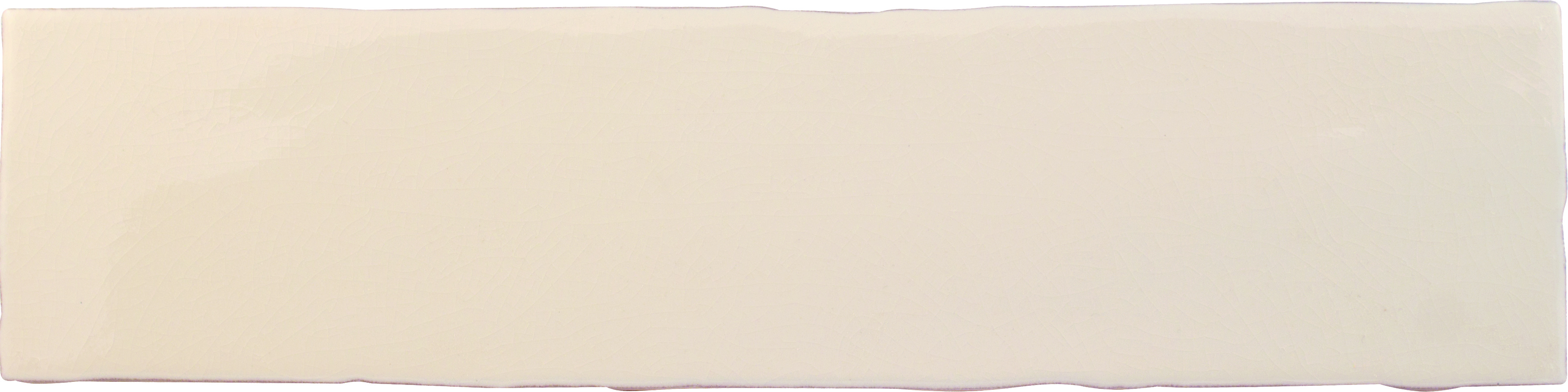 Wandfliese 7,5x30 cm  dunkelcreme glänzend
Cevica  Alaska  Dark White ( Craquele ) 
Art: A53845